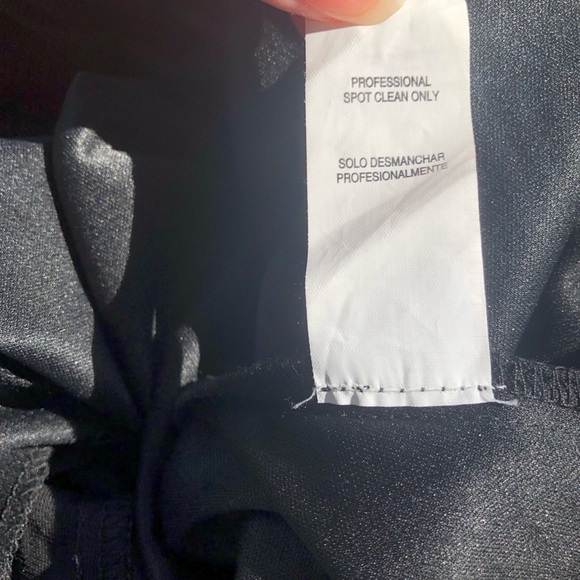 City Triangles Gorgeous Black Dress with Pink Sequin & Tie Accent Size M - Picture 8 of 8